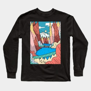 A view downstream Long Sleeve T-Shirt